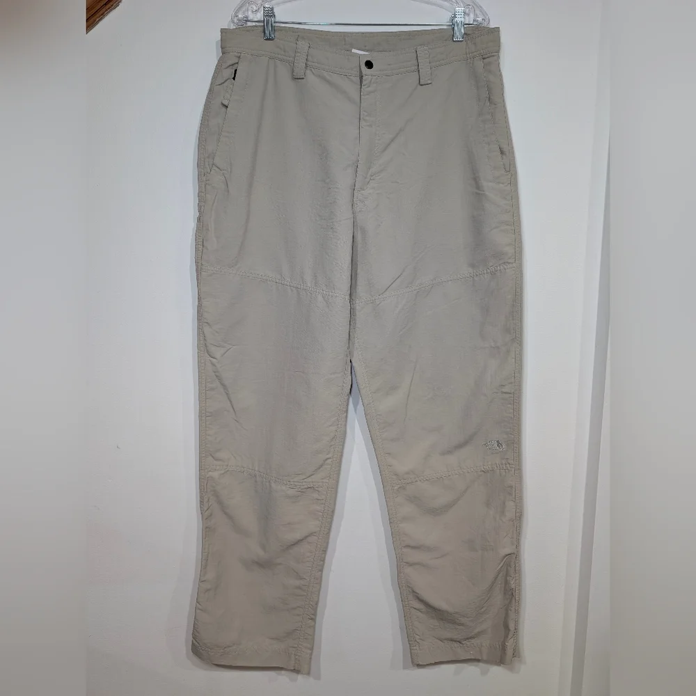The North Face Men's 38x32 Nylon Tan Cargo Pants Lightweight Hiking Fishing